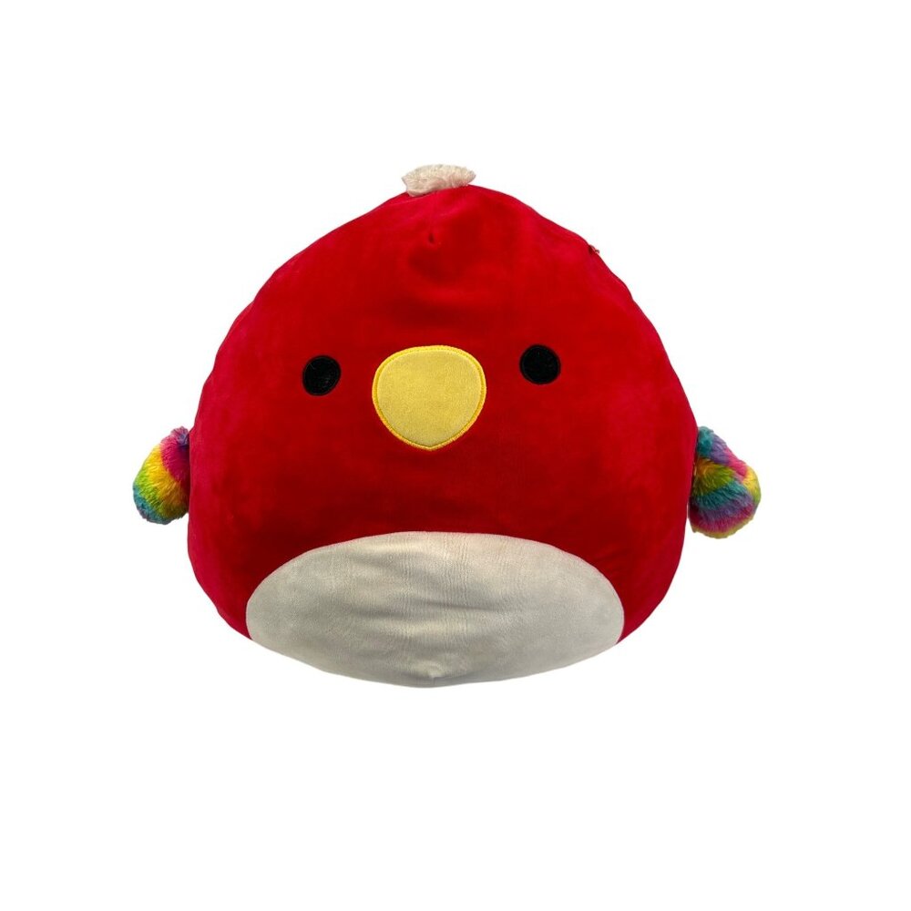 Squishmallow Kellytoy Paco Parrot 16in Bird Stuffed Animal Plush Toy